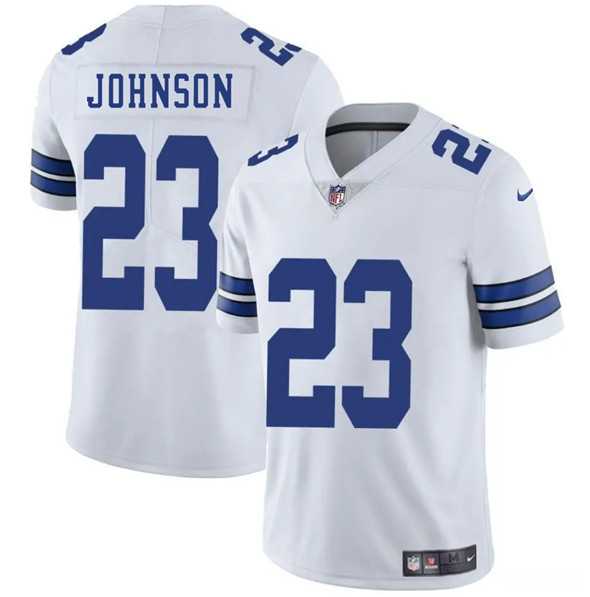 Men & Women & Youth Dallas Cowboys #23 Buddy Johnson White 2025 Vapor Untouchable Limited Stitched Jersey
